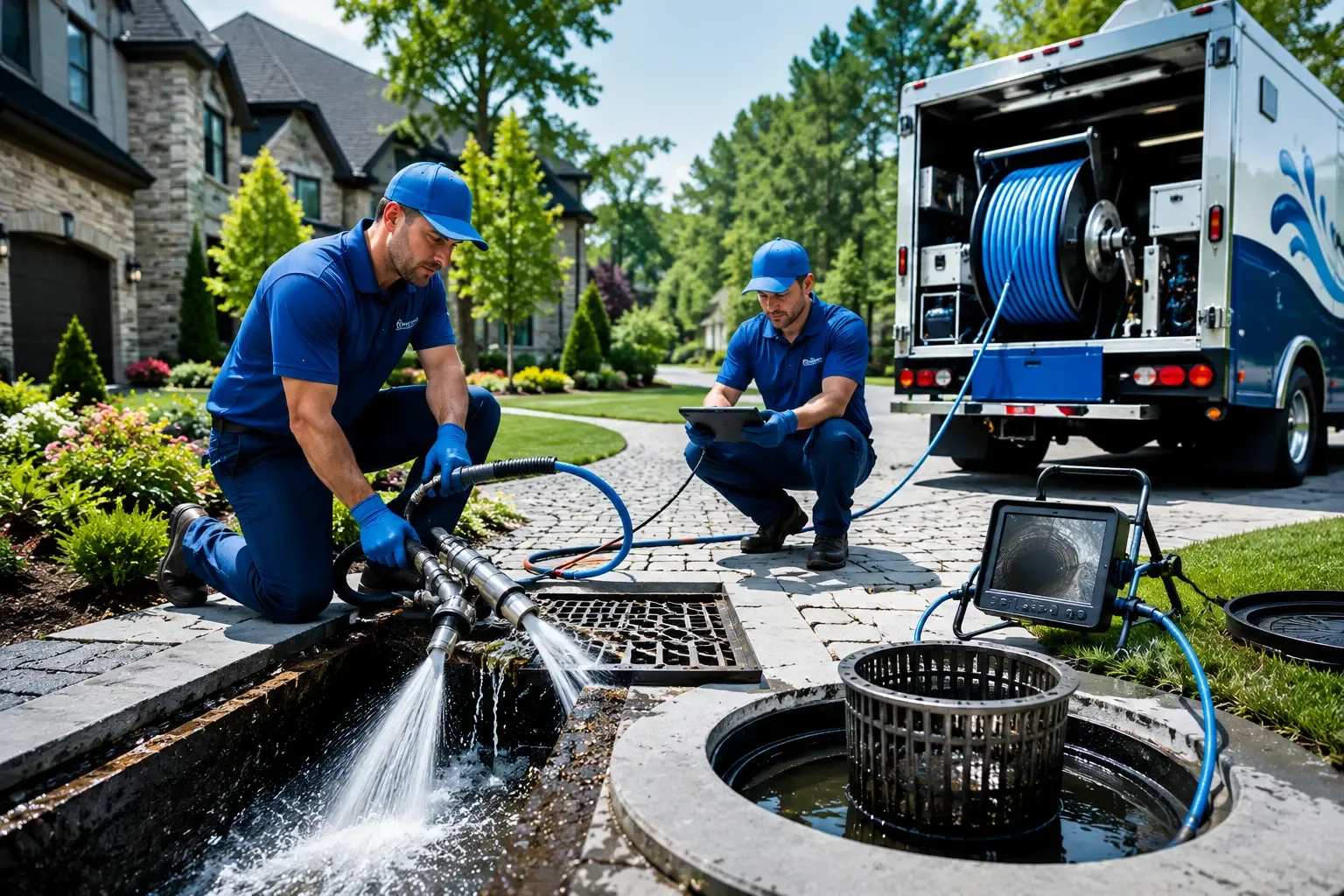 Local outdoor drain cleaning professionals in New Durham, NH